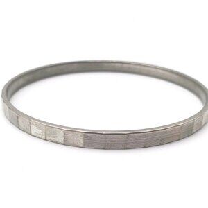 Monet Silver Toned Bangle Bracelet